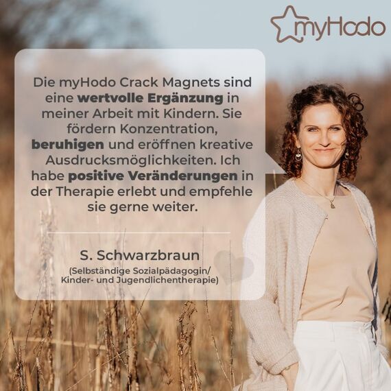 myHodo Crack Magnets Magnetsteine (575+ Stück, 5-7mm) – Bunte Mini-Magnete (Sanfte Magnetkraft) für ASMR, Entspannung & Kreativität | Innovatives Magnetspielzeug | Magnet Steine für Magnetspiele