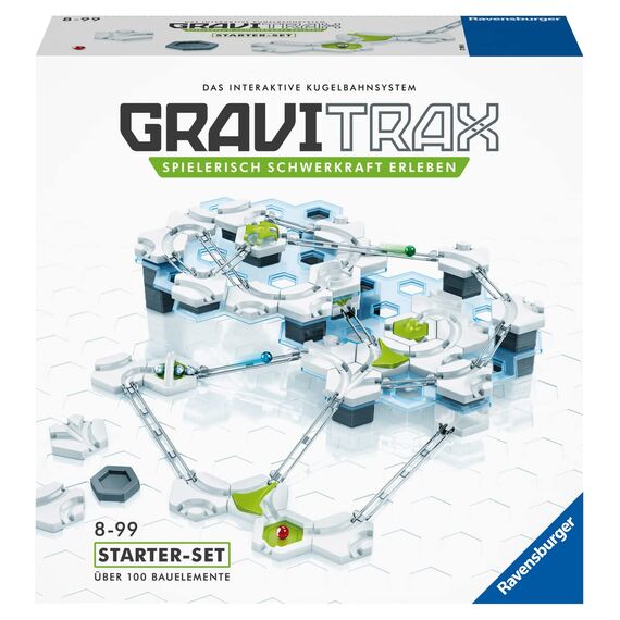Ravensburger GraviTrax Starter-Set - Erweiterbare Kugelbahn für Kinder, Interaktive Murmelbahn, Lernspielzeug und Konstruktionsspielzeug ab 8 Jahren