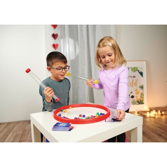 noris 606064480 Kugelblitz, das blitzschnelle Actionspiel mit Lerneffekt in verschiedenen Spielvarianten, ab 4 Jahren