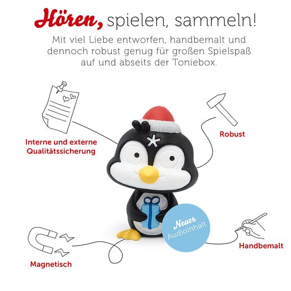 tonies Hörfiguren für Toniebox, Lieblings-Kinderlieder – Weihnachtslieder, Kinderlieder ab 3 Jahren, Spielzeit ca. 54 Minuten