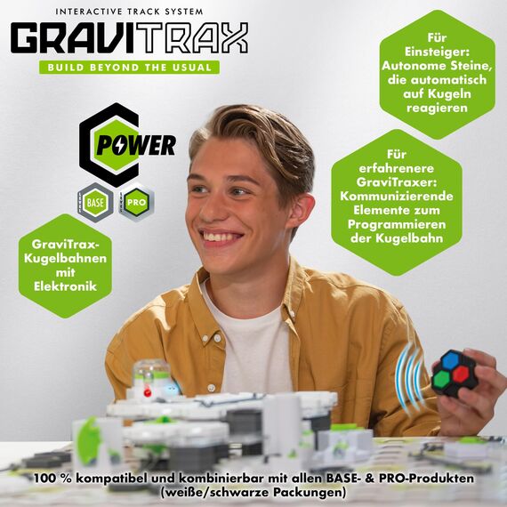 Ravensburger GraviTrax Power Element Elevator. Elektronisches Zubehör für spektakuläre Kugelbahnen, für Kinder ab 8 Jahren