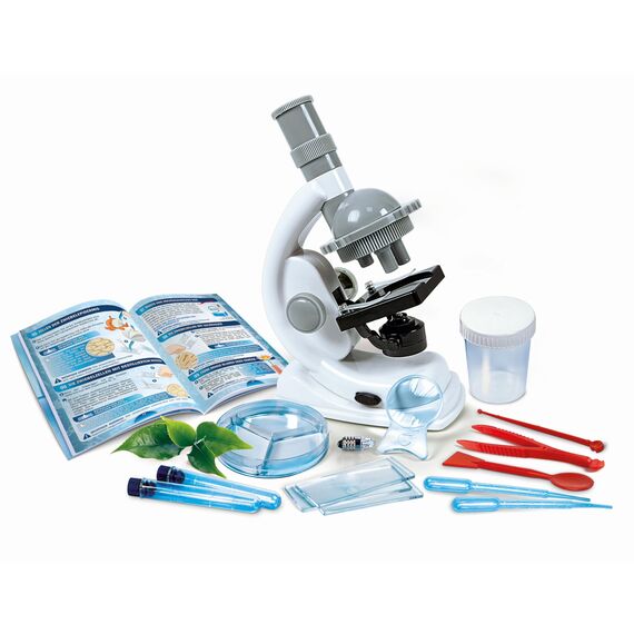 Clementoni Galileo Lab – Natur unter dem Mikroskop, Mikroskop für Kinder, Biologie-Labor für Schulkinder, Spielzeug für Kinder ab 8 Jahren von Clementoni 69804