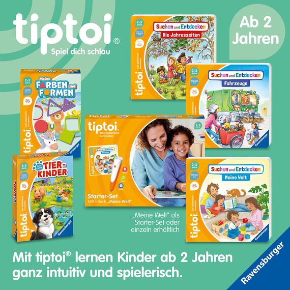 Ravensburger tiptoi Starter-Set 00112: Stift und Bilderbuch Suchen und Entdecken Meine Welt - Lernspiele für Kinder ab 2 Jahren - Spielzeug ab 2 Jahre