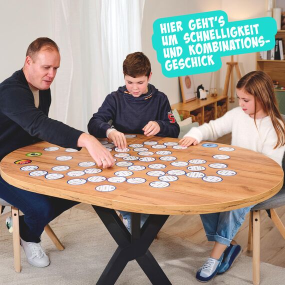 noris 606062774 - Kugelblitz - Das Kartenspiel (Spiel ab 6 Jahre) - rasanter Rätselspaß für Kinder und die ganze Familie, 2-4 Spieler, ca. 10 Min. Spieldauer pro Runde