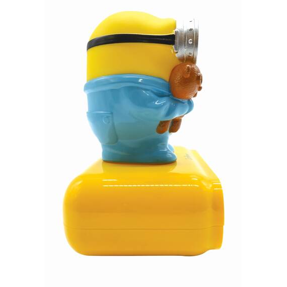 Lexibook - Wecker mit Nachtlicht und Minions Klingeltönen, Bob-Digitalwecker mit Nachtlicht und Snooze, Uhr, leuchtendes Bob, Gelb/Blau - RL800DESLXB