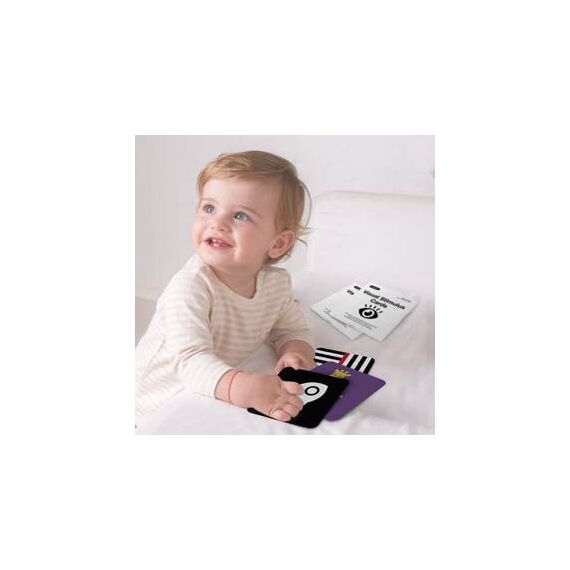 beiens High Contrast Baby Flashcard, 80 PCs 160 Seiten Schwarz Weiß Bunte Visuelle Stimulation Lernaktivitätskarte für Babys 0-3-6-12-36 Monaten, 5,5'' x 5,5'' Neugeborenes Spielzeug Babygeschenk