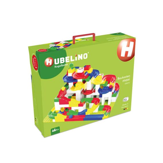 Hubelino 420572 Baukasten Maxi (213-teilig) Kugelbahn, kompatibel