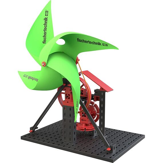 fischertechnik 559879 PROFI Green Energy – Bausatz für Kinder ab 9 Jahren, Experimentierkasten für Solar, Windkraft und Wasserkraft, inkl. Solarmodulen & Solarmotor