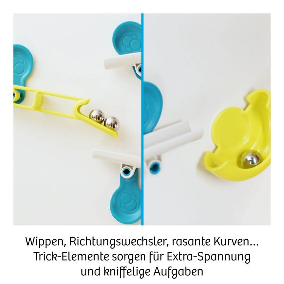 Kosmos 620950 Gecko Run, Starter Set, Erweiterbare Kugelbahn für Kinder, Vertikale Kugelbahn, Murmelbahn, Lernspielzeug und Konstruktionsspielzeug ab 8 Jahren