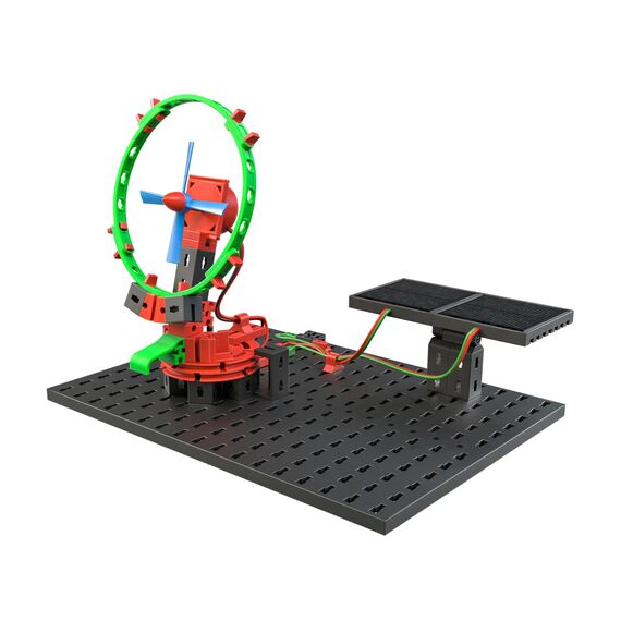 fischertechnik 559879 PROFI Green Energy – Bausatz für Kinder ab 9 Jahren, Experimentierkasten für Solar, Windkraft und Wasserkraft, inkl. Solarmodulen & Solarmotor