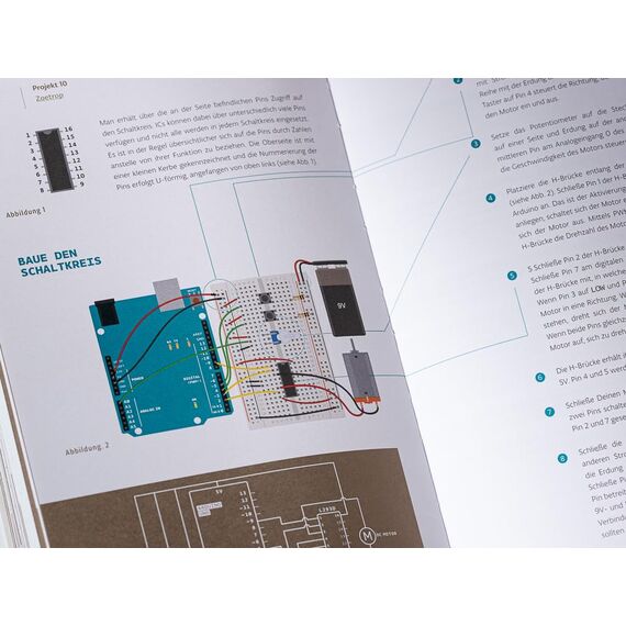 Official Arduino Starter Kit [K040007] (German Project Book) - Komplettset zum Erlernen von Elektronik und Programmierung, ideal f�r Einsteiger.