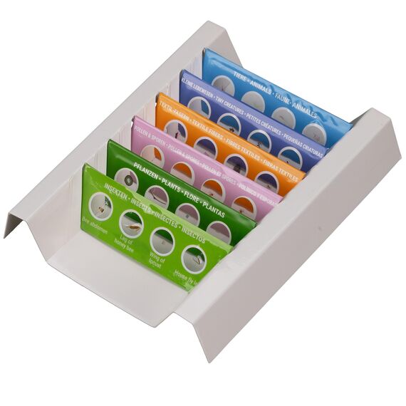 Bresser Junior Mikroskop Experimentier-Set mit 24 Dauerpräparaten zu Tieren, Pflanzen, Insekten, Fasern und Pollen