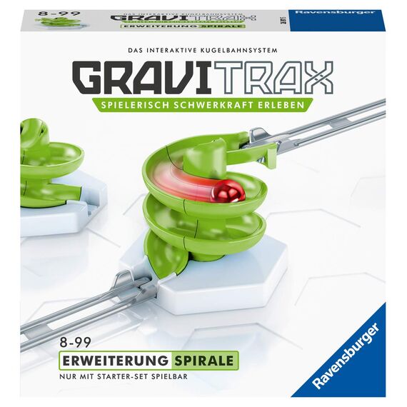 Ravensburger GraviTrax Kugelbahn - Erweiterung Action-Stein Spirale 26811, für Kinder ab 8 Jahren und Erwachsene