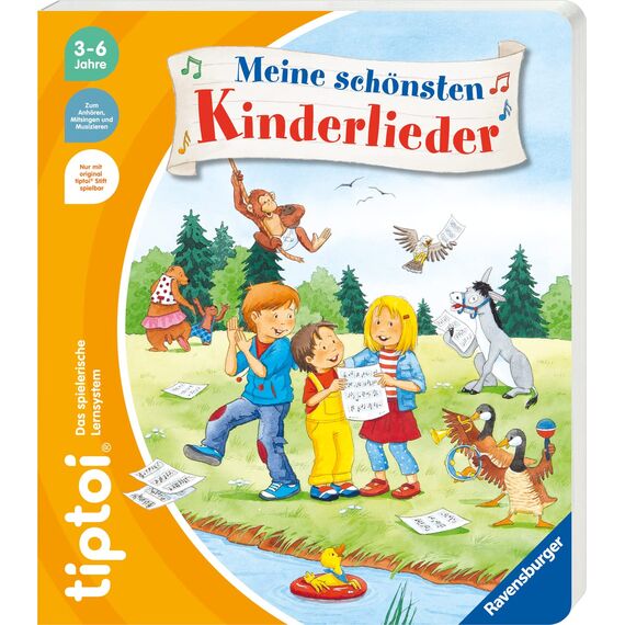 Ravensburger tiptoi Starter-Set 00112 - Stift und Bilderbuch Suchen und Entdecken Meine Welt - Lernsystem für Kinder ab 2 Jahren & tiptoi® Meine schönsten Kinderlieder