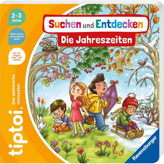 Ravensburger tiptoi Starter-Set 00112 - Stift und Bilderbuch Suchen und Entdecken Meine Welt - Lernsystem für Kinder ab 2 Jahren & tiptoi® : Die Jahreszeiten