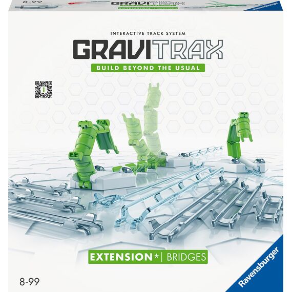 Ravensburger GraviTrax Extension Bridges 22423 - GraviTrax Erweiterung für Deine Kugelbahn - Murmelbahn und Konstruktionsspielzeug ab 8 Jahren, GraviTrax Zubehör kombinierbar mit Allen Produkten