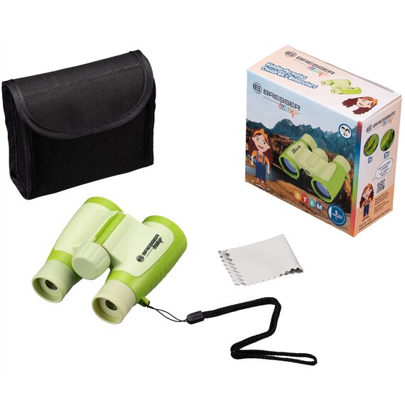Bresser Junior Kinderfernglas 3x30, grün