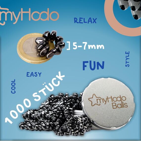 myHodo Crack Magnets Premium Set (über 1000 Stück, 5–7 mm) Sanfte Magnetkraft | Originelle Geschenkidee | Mini Magnete für ASMR, Entspannung & Fokus | Sensorisches Magnetspielzeug | Sensory Toy