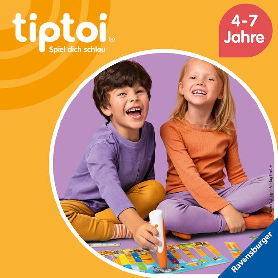 Ravensburger tiptoi Spiel 00116 - Disney Die Eiskönigin - Völlig Unverfroren: Das verdrehte Wettlaufspiel - EIN magisches Quiz-Spiel ab 4 Jahren