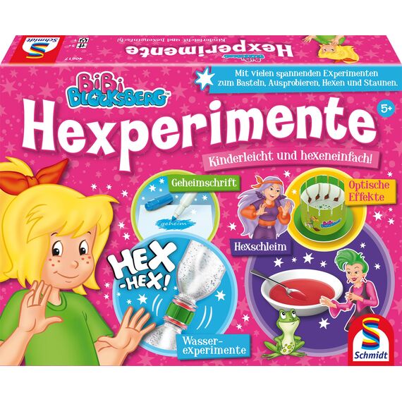 Schmidt Spiele 40617 Bibi & Tina Bibi Blocksberg, Hexperimente, Zauberkasten, Experimente, Bunt