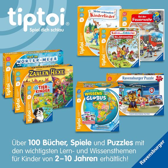 Ravensburger tiptoi Spiel 00116 - Disney Die Eiskönigin - Völlig Unverfroren: Das verdrehte Wettlaufspiel - EIN magisches Quiz-Spiel ab 4 Jahren