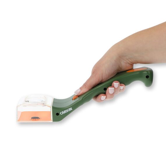 Carson BugView Lebend-Insektenfänger und Forscherlupe, ideal als Entdeckerspielzeug und Haushaltshilfe - 6er Pack (HU-10MU), grün