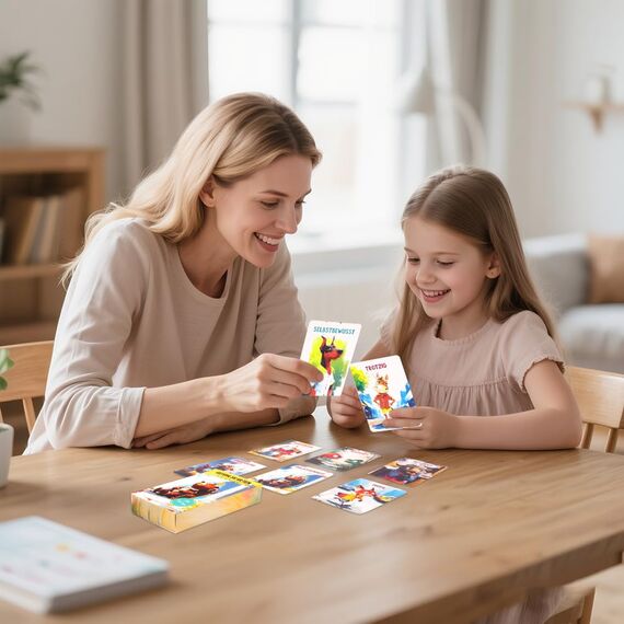 Aolso Gefühlskarten für Kinder, 50 Stück lebendige Emotionsbilder, Deutsch, Emotionskarten für Selbstregulation und EIN gutes Gefühl, Geeignet für Kindergärten, Grundschulen und Familien