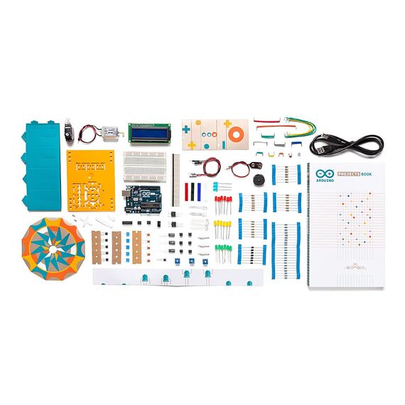 Official Arduino Starter Kit [K000007] (English Project Book) - Komplettset zum Erlernen von Elektronik und Programmierung, ideal f�r Anf�nger.