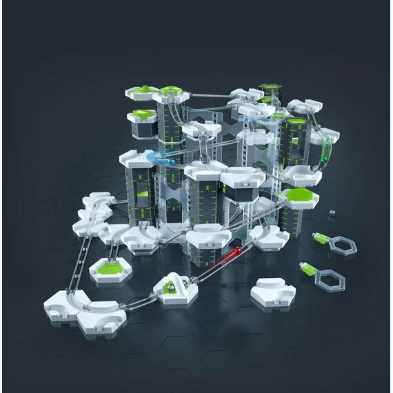 Ravensburger GraviTrax PRO Starter-Set Vertical - Interaktives Kugelbahnsystem, Konstruktionsspielzeug ab 8 Jahren, Kombinierbar mit Allen GraviTrax Produktlinien, Starter-Sets, Extensions & Elements
