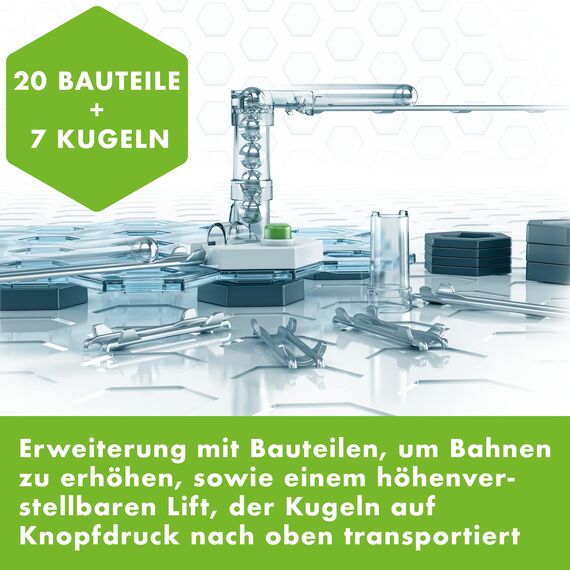 Ravensburger GraviTrax Extension Lift 22419 - Erweiterung für deine Kugelbahn - Murmelbahn und Konstruktionsspielzeug ab 8 Jahre