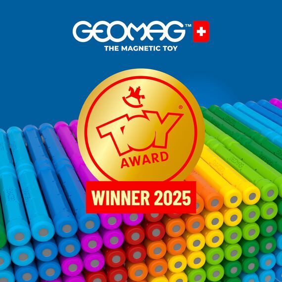 Geomag Classic Confetti 50-teilig Magnetisches Spielzeug für Kinder, Geschenk für Jungen und Mädchen im Alter von 5 6 7 8 9 10 11 12 13 Jahren, magnetische Konstruktionen, Kinderspielzeug