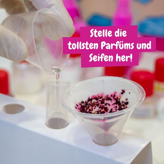 Science4you Parfüms und Seifen - Parfüm und Seife Selber Machen für Kinder, Experimentierkasten und Chemiebaukasten + 12 Experimente für Kinder ab 8, Geschenk für Mädchen und Jungen 7 8 9+ Jahre