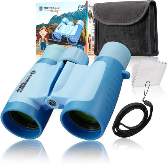 Bresser Junior Kinderfernglas 3x30, hellblau