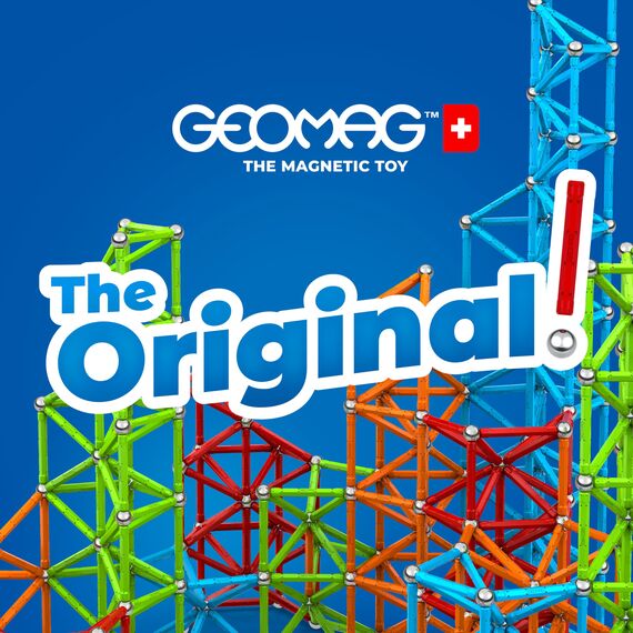 Geomag Classic Confetti 50-teilig Magnetisches Spielzeug für Kinder, Geschenk für Jungen und Mädchen im Alter von 5 6 7 8 9 10 11 12 13 Jahren, magnetische Konstruktionen, Kinderspielzeug