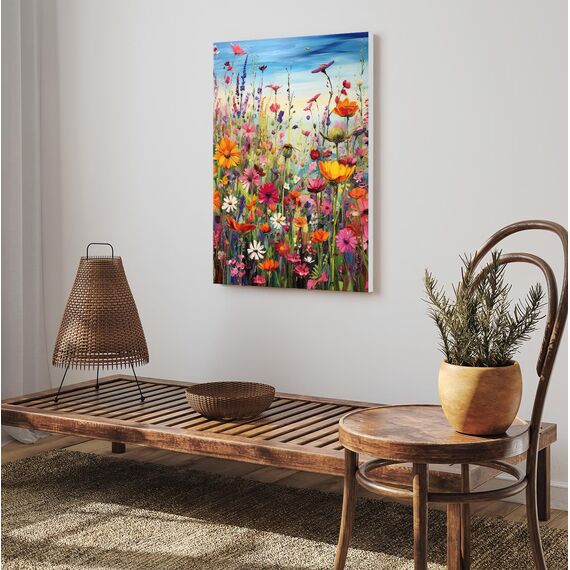 77iiAii Malen nach Zahlen Erwachsene Mit Rahmen und Staffelei - DIY Malen nach Zahlen Blumen Handgemalt Ölgemälde Kit, Paint by Numbers Adult Mit 3 - Pinseln und Acrylfarbe 30 x 40 cm