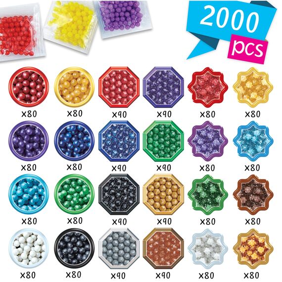 Aquabeads 31995 Perlmuttperlen Nachfüllpack