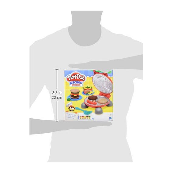 Play-Doh Damen, Burger Party, Knete Für Fantasievolles Und Kreatives Spielen, Mehrfarbig, One Size