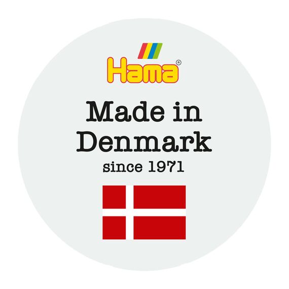 Hama Perlen 211-67 Bügelperlen XXL Dose mit ca. 13.000 bunten Midi Bastelperlen mit Durchmesser 5 mm im Vollton Mix mit 22 Farben, kreativer Bastelspaß für Groß und Klein