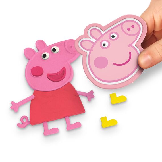 Play-Doh Peppa Wutz Stylingset mit 9 Dosen und 11 Accessoires, Peppa Wutz Spielzeug für Kinder ab 3 Jahren, Multicolour