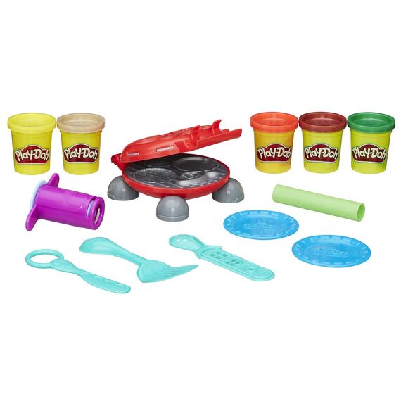 Play-Doh Damen, Burger Party, Knete Für Fantasievolles Und Kreatives Spielen, Mehrfarbig, One Size