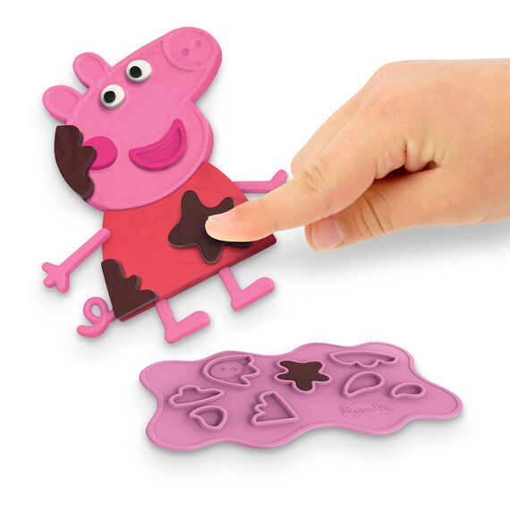 Play-Doh Peppa Wutz Stylingset mit 9 Dosen und 11 Accessoires, Peppa Wutz Spielzeug für Kinder ab 3 Jahren, Multicolour