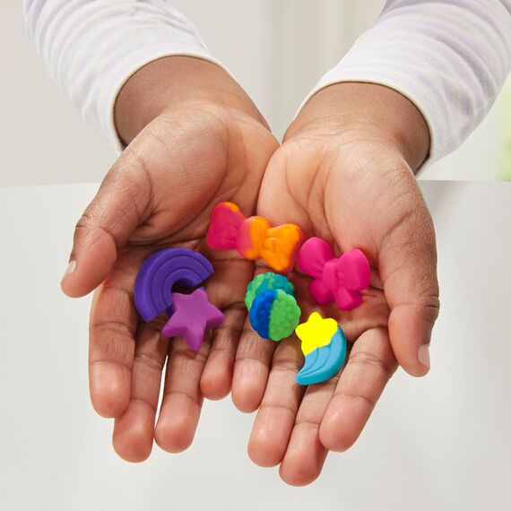 Play-Doh Wilder Friseur Spielset mit 6 Dosen, Rollenspielzeug, kreatives Spielzeug für Mädchen und Jungen ab 3 Jahren