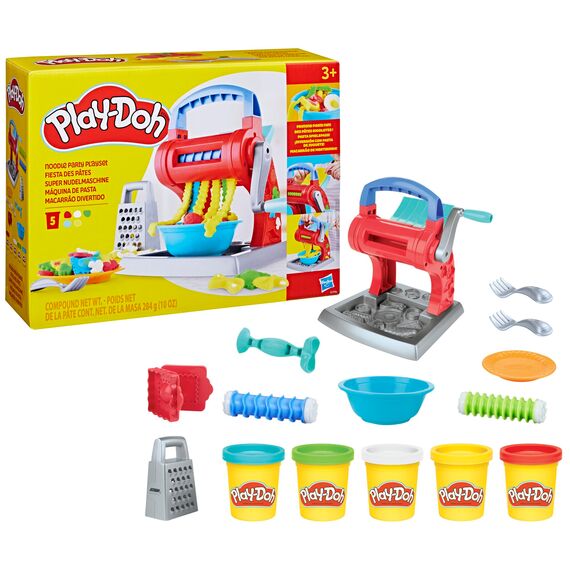 Play-Doh E7776 Kitchen Creations Super Nudelmaschine Spielset für Kinder ab 3 Jahren, Mehrfarbig