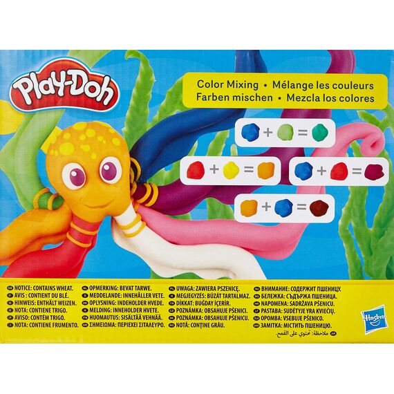 Play-Doh Rainbow Pack 8 x 56g Dosen, Bastel-Set mit hochwertiger Knetmasse in 8 fröhlichen Farben, fördert die Feinmotorik und das Gestalten, kreatives für Kinder ab 2 Jahren