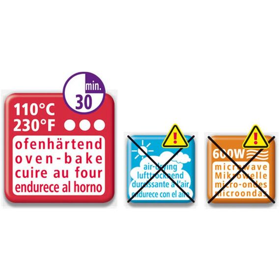 STAEDTLER 8020-80 ST 8020-80 - Fimo Soft Normalblock, Modelliermasse, 57 g, delfingrau, 1 Packung
