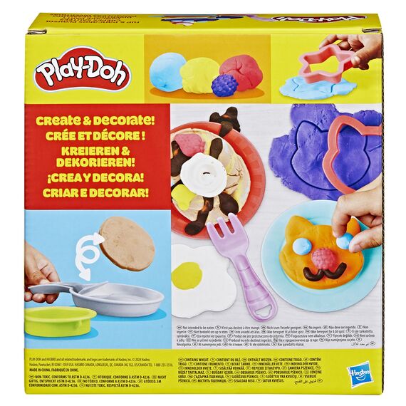Play-Doh Kitchen Creations Pancake Party 14-teiliges Spielset für Kinder ab 3 Jahren mit 8 Farben
