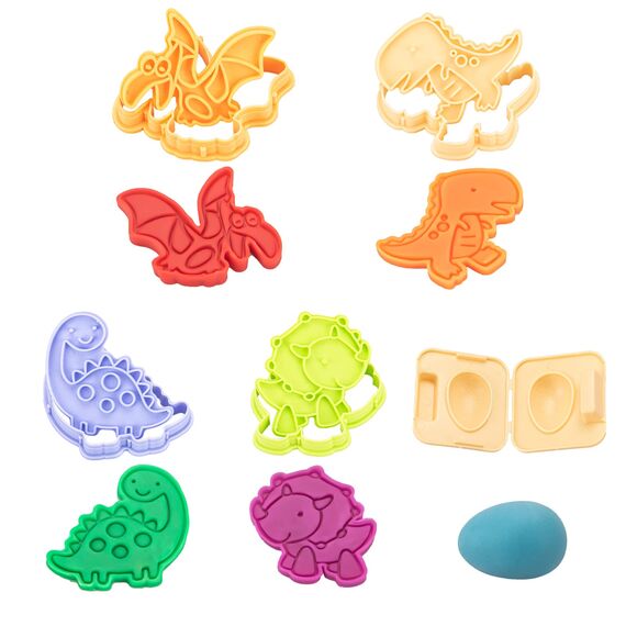 42pcs Knete Zubehör, Knetwerkzeug Set, Formen, Form, Schere, Knete Teigroller mit Aufbewahrungstasche, Spielset Kneteset zubehör für Kinder Kleinkinder Jungen Mädchen