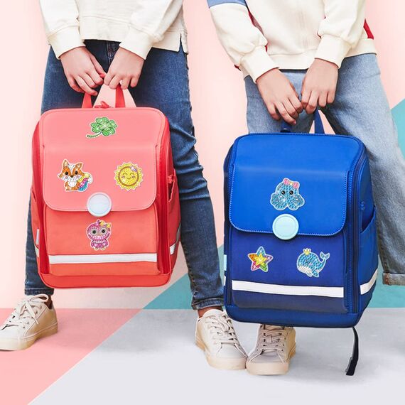 5D Diamond Painting Set für Kinder, DIY 5D DoppelseitigeSet Diamant Aufkleber, Diamond Painting Sticker, 30 Stück Meerjungfrau Tier Mit Geschenkbox für Weihnachten Kindertag Geburtstagsgeschenk