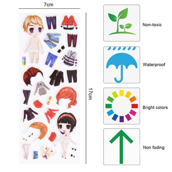 Vicloon 3D Aufkleber für Kinder, 38 Blätter 1000+ Verschiedene Geschwollene Aufkleber, Geschwollen Stickers, Einschließlich ruchtaufkleber, Tieraufkleber Einhorn, Christmas Sticker und Mehr