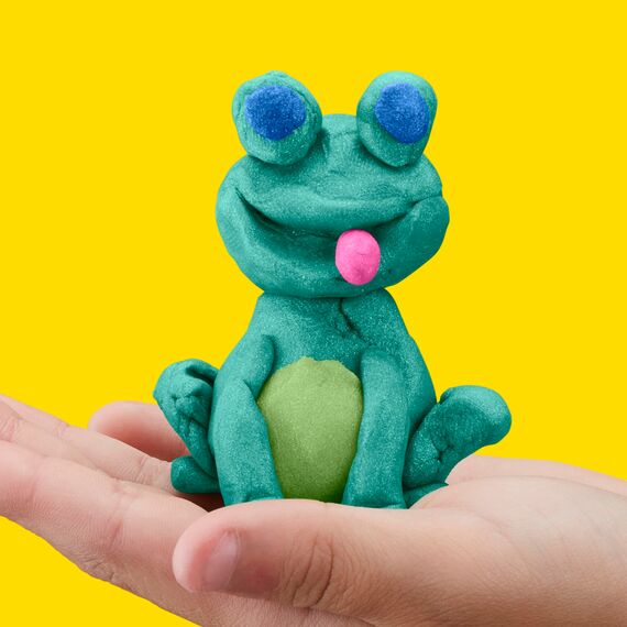 Play-Doh 6er-Pack Funkelknete, besondere Farben mit Glitzer, für mehr Kreativität und fördert die Feinmotorik, Bastel-Set perfekt als Ergänzung, kreatives für Kinder ab 3 Jahren